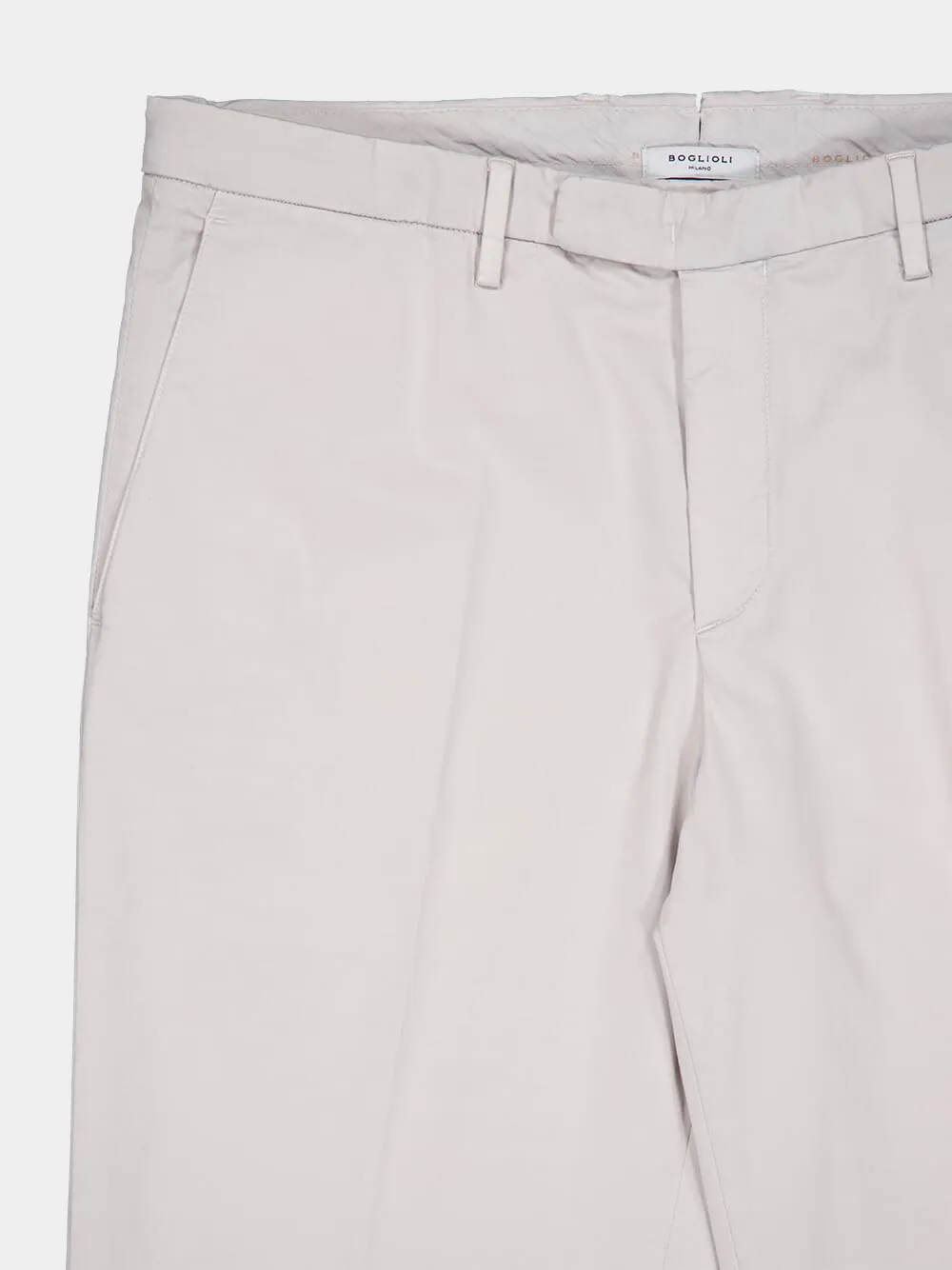 White Cotton Trousers