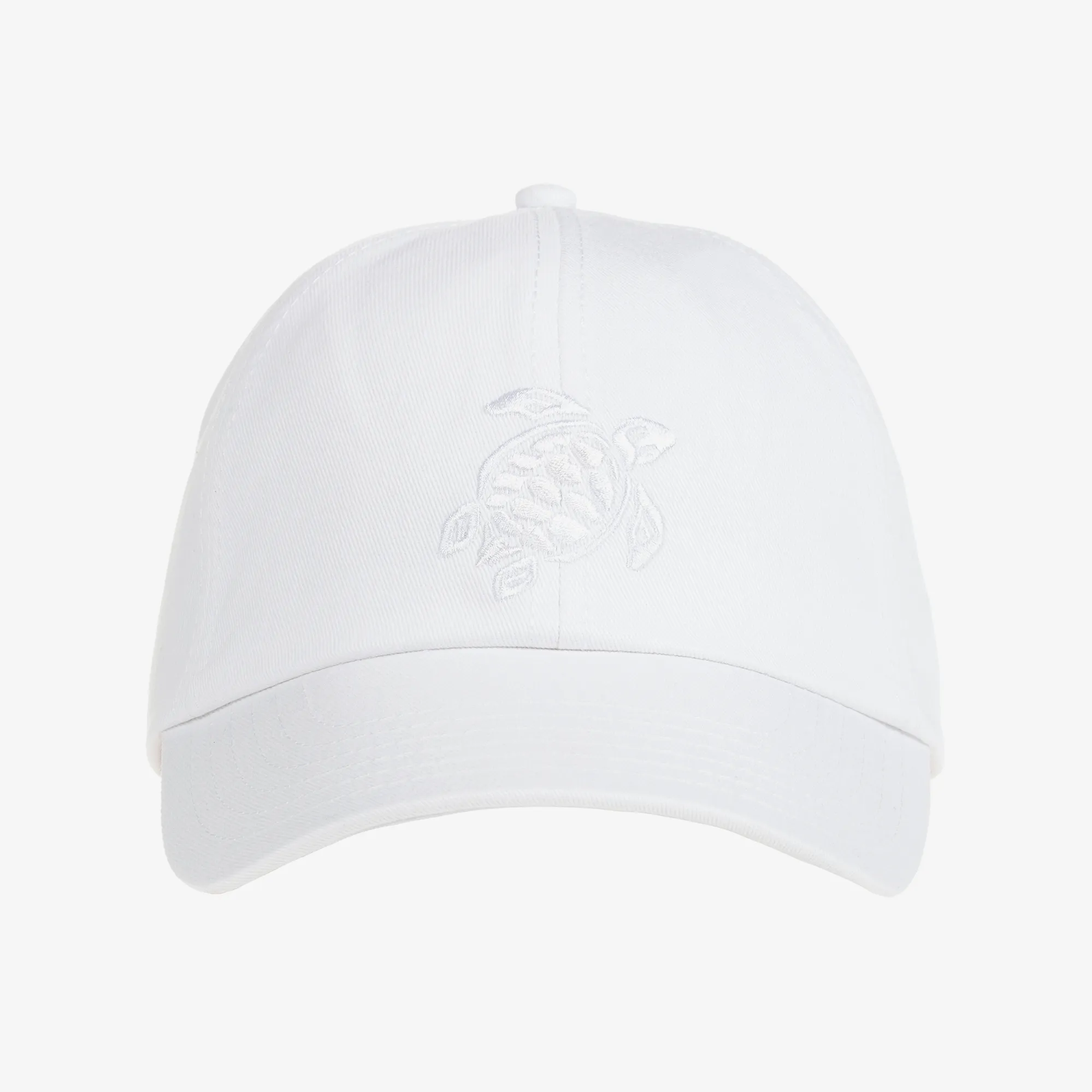 White Cotton Turtle Cap