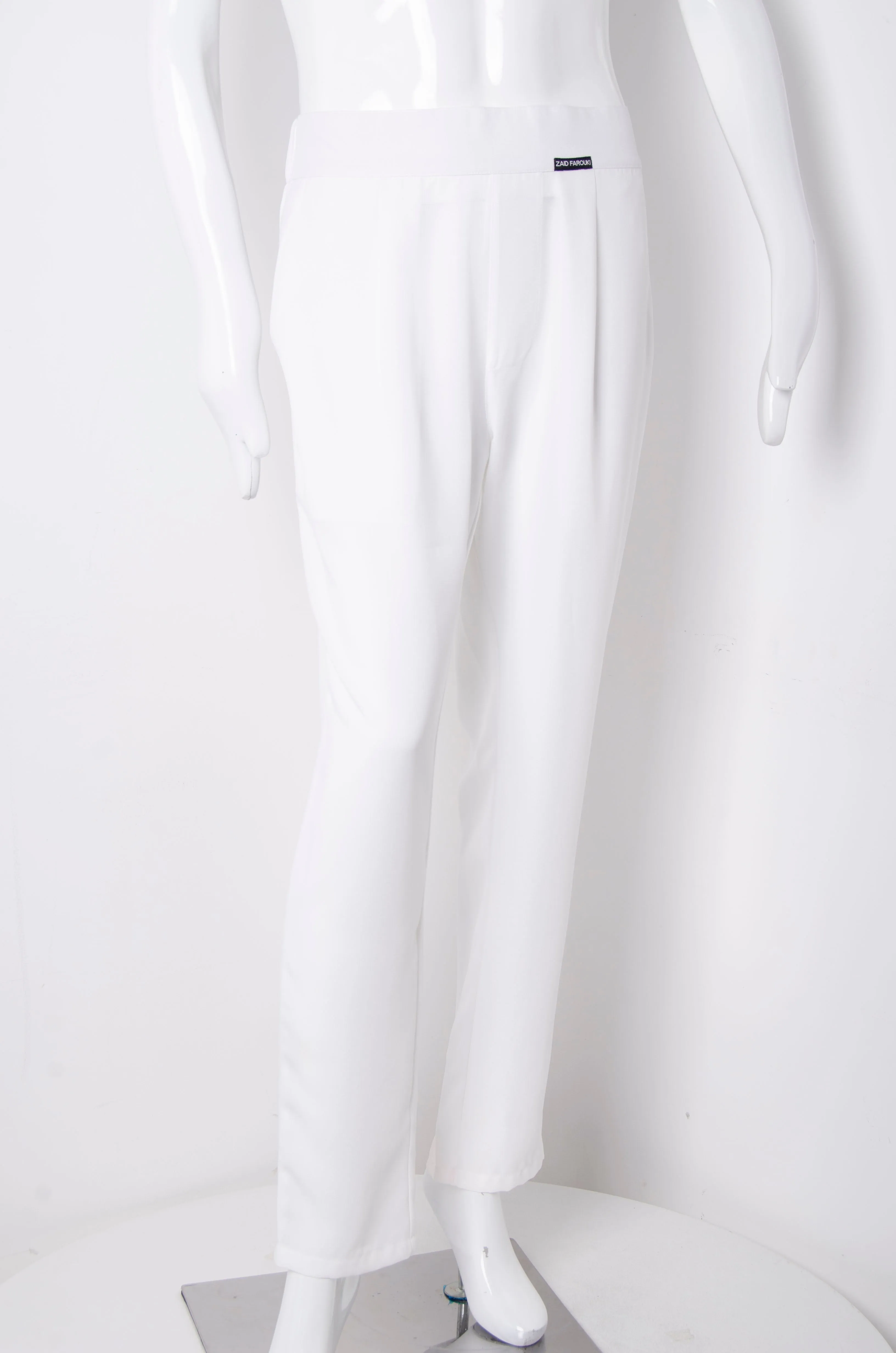 White Tailored Trousers