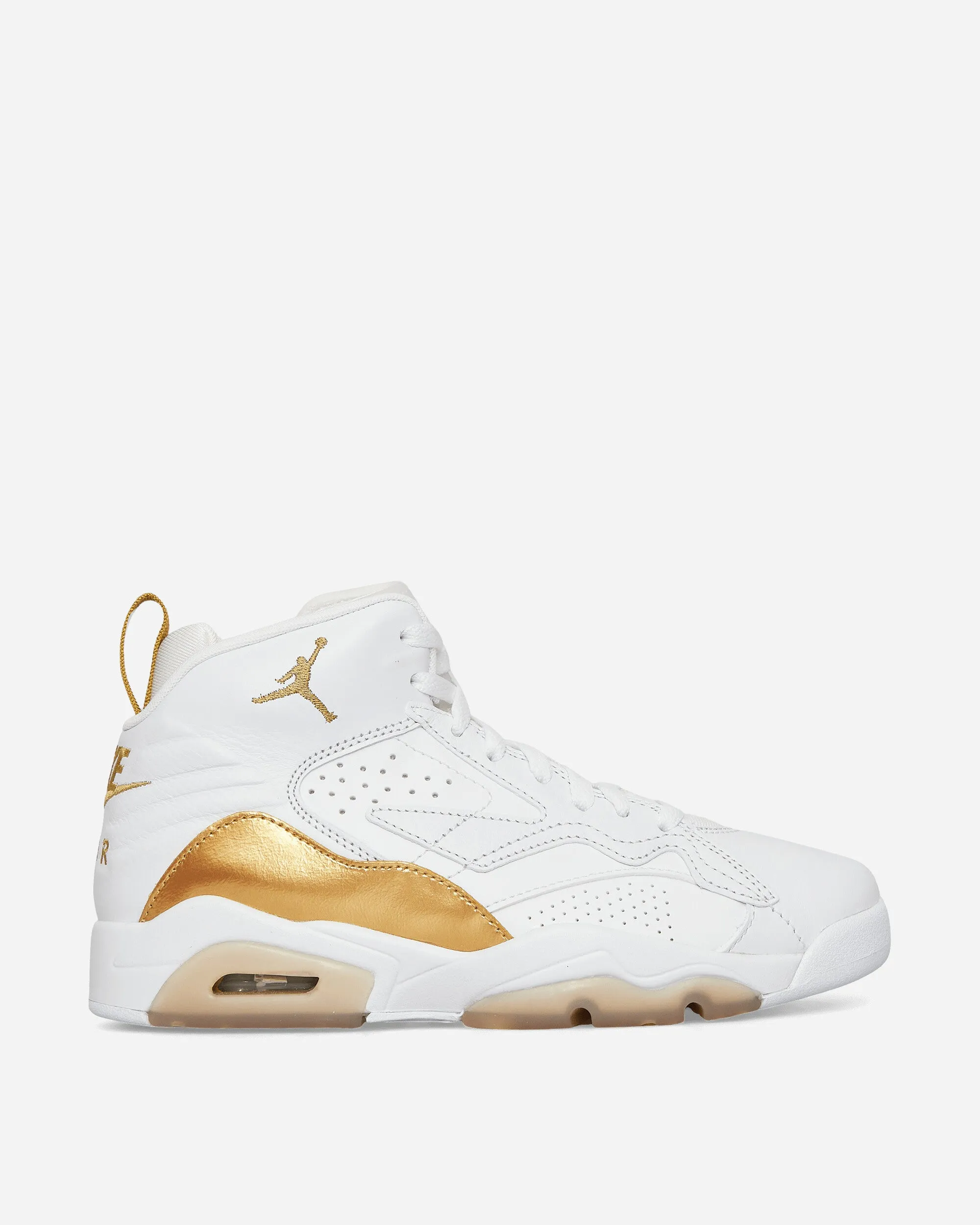 WMNS Air Jordan Jumpman MVP Sneakers White / Metallic Gold