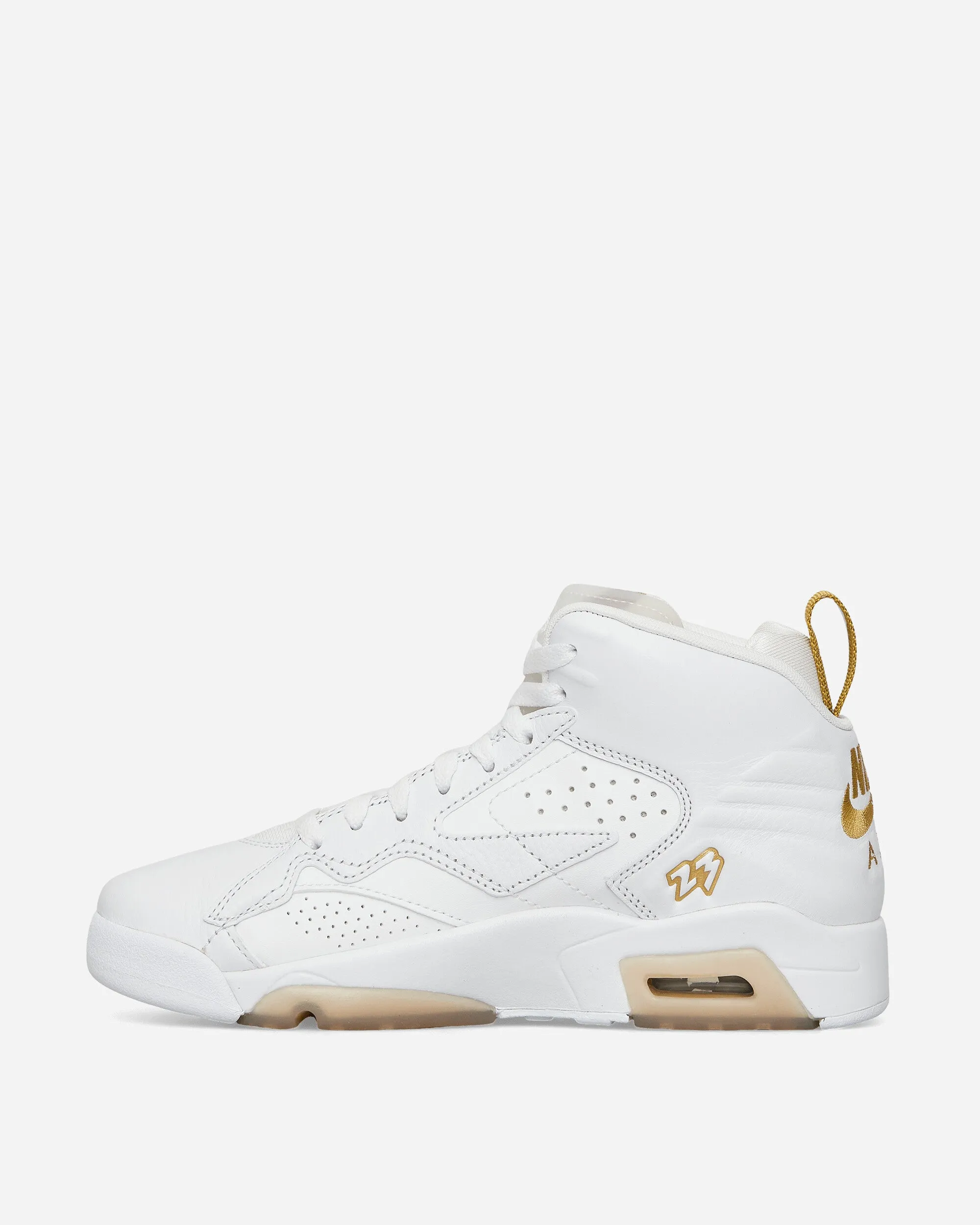 WMNS Air Jordan Jumpman MVP Sneakers White / Metallic Gold